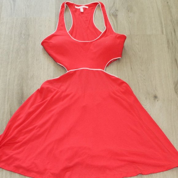 Victoria's Secret Dresses & Skirts - Victoria's Secret Babydoll Red Summer Beach Bra Top Open Back Dress S